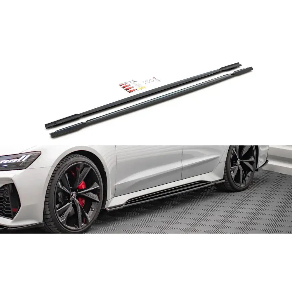 Side Skirts Diffusers V.1 Audi Rs6 C8 - 1