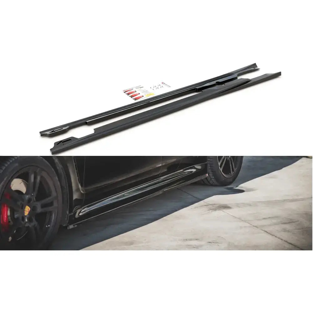 Side Skirts Diffusers V.1 Porsche Panamera Turbo 970 Facelift - 1