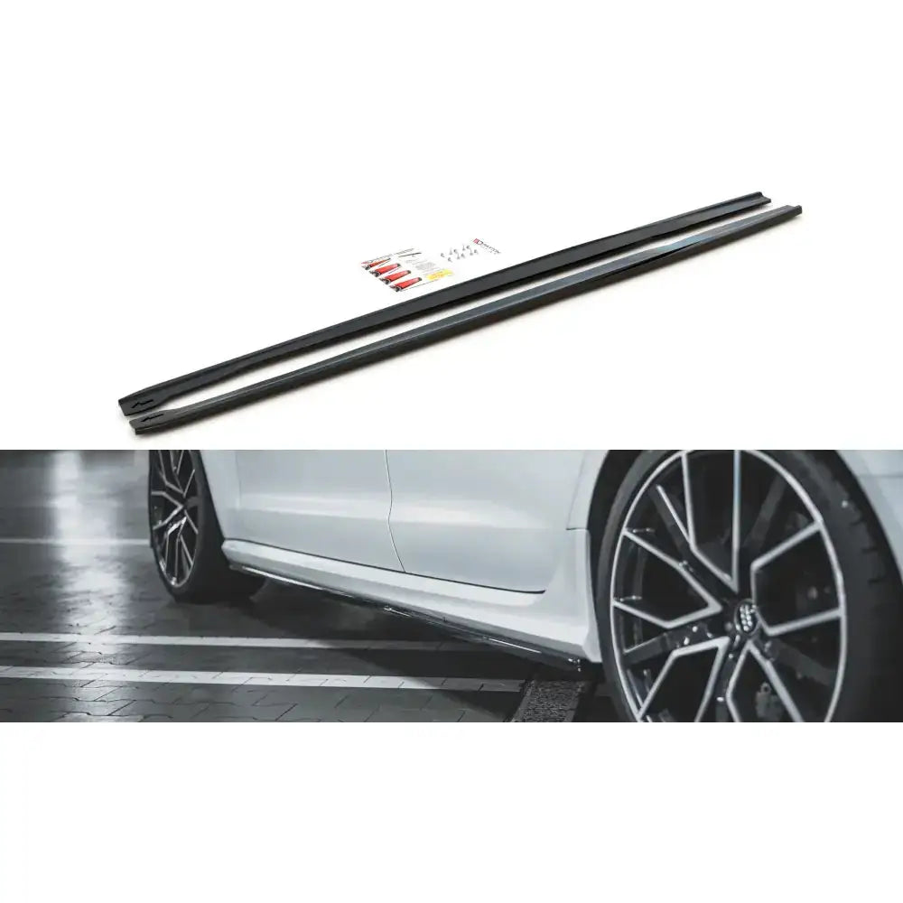 Side Skirts Diffusers V.2 Audi Rs6 C7 - 1