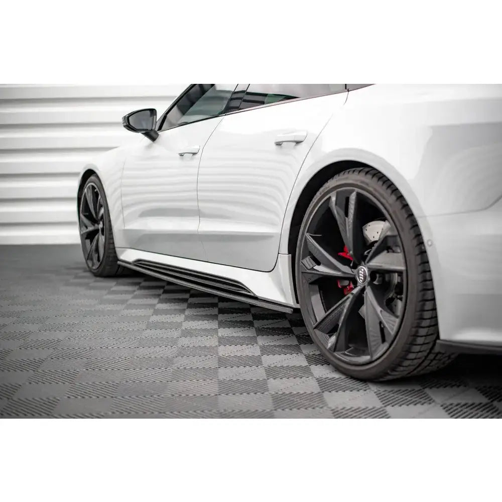 Side Skirts Diffusers V.2 Audi Rs6 C8 - 3