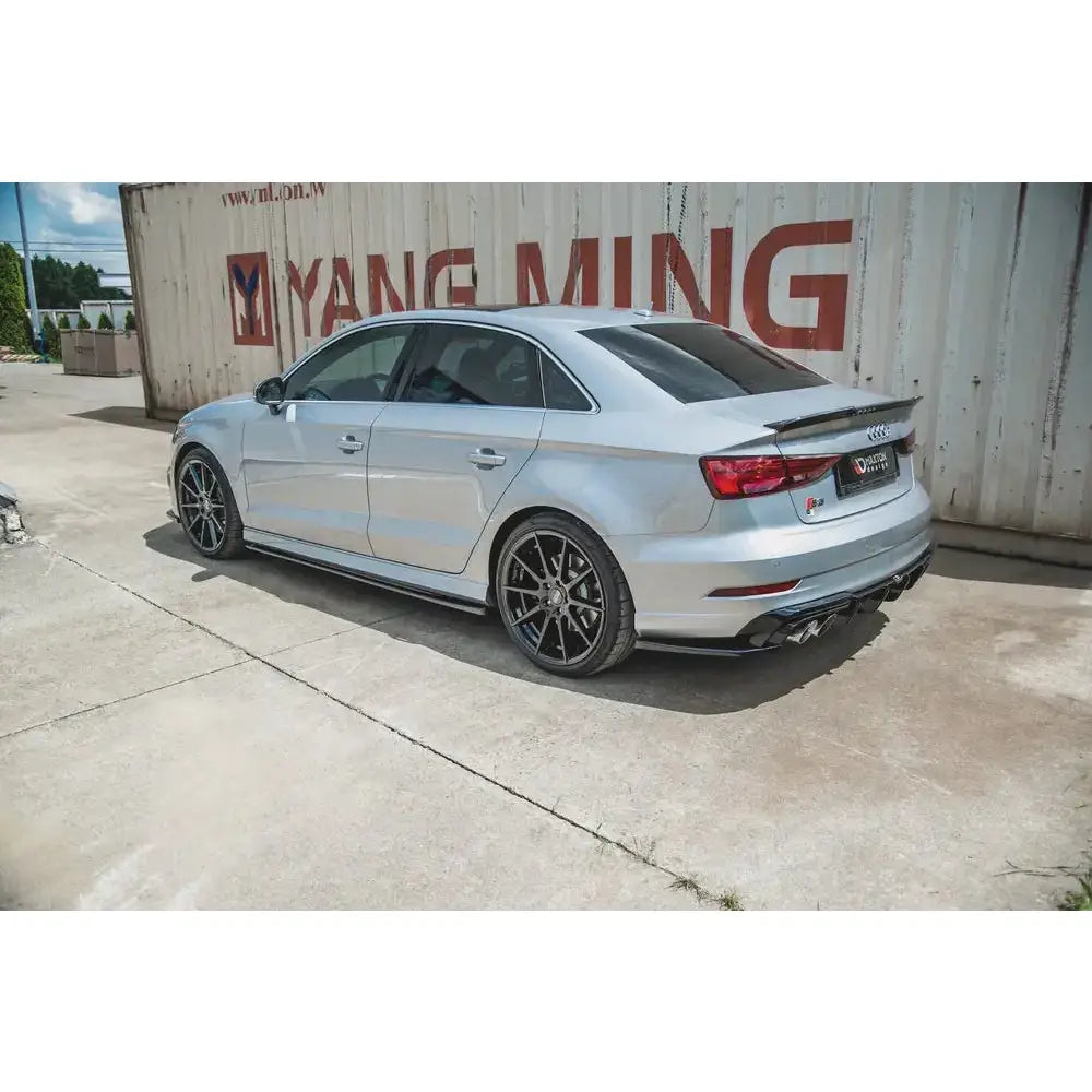 Side Skirts Diffusers V.2 Audi S3 / A3 S-line Sedan 8v Facelift - 3