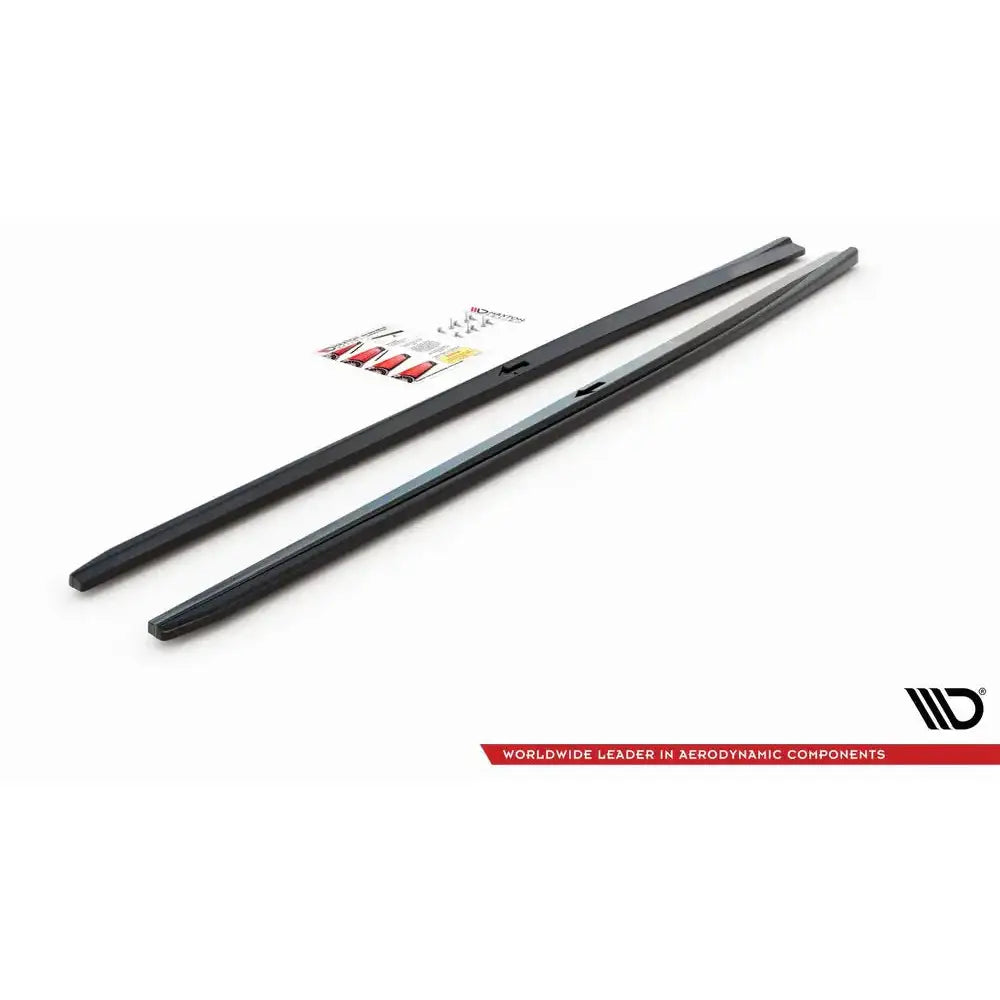 Side Skirts Diffusers V.2 Audi S3 / A3 S-line Sedan 8v Facelift - 7