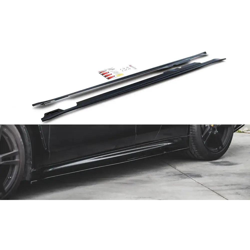 Side Skirts Diffusers V.2 Porsche Panamera Turbo 970 Facelift - 1