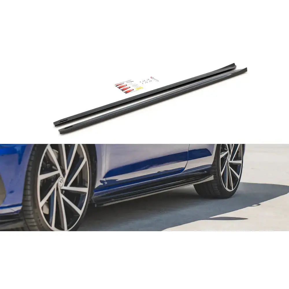 Side Skirts Diffusers V.4 Vw Golf 7 r Gti Facelift - 1