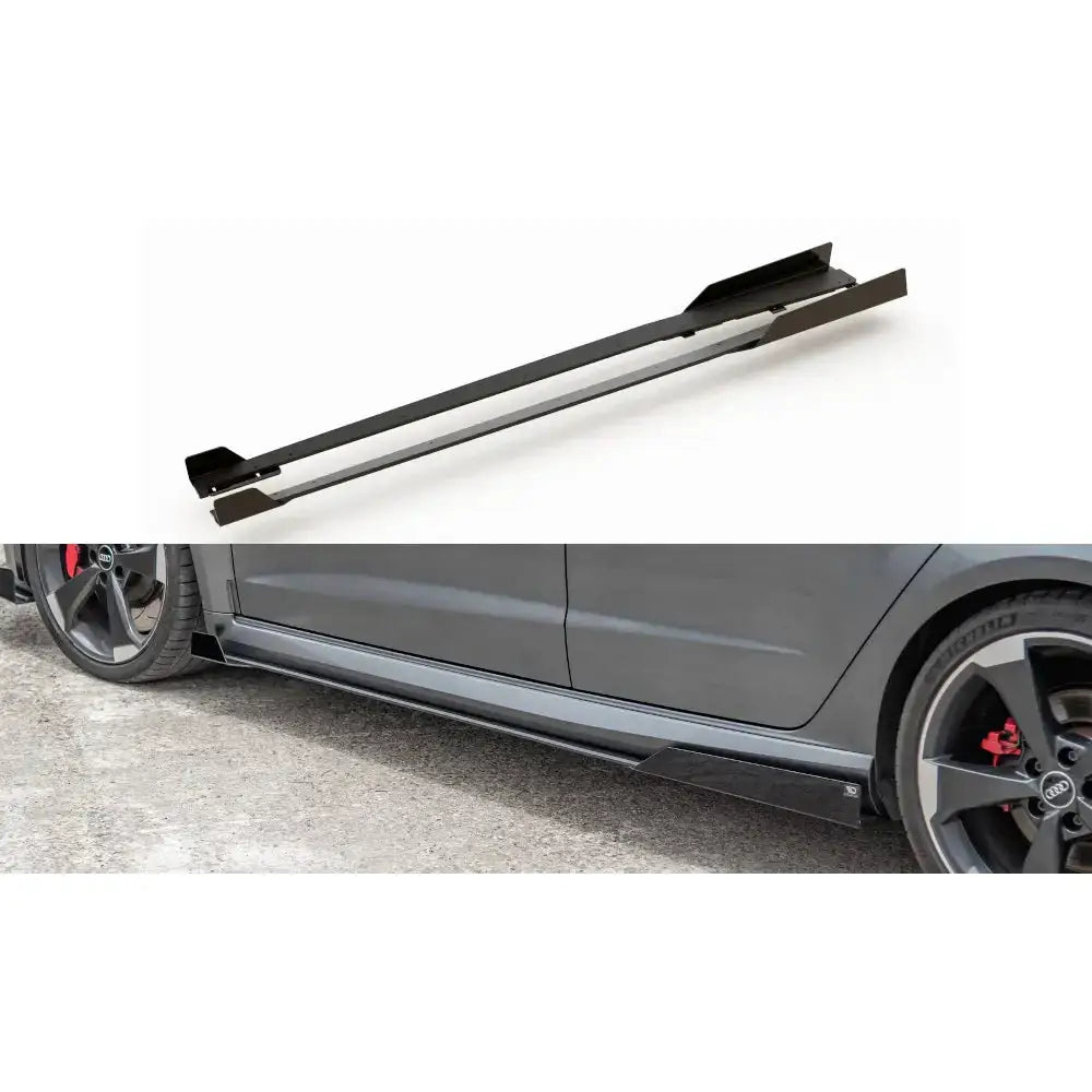 Sideskjørt Diffusere Racing + Flaps Audi Rs3 8v Sportback - 1