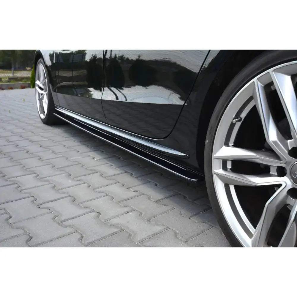 Sideskjørt Diffusers Audi S5 / A5 / A5 S-line 8t / 8t Fl Sportback Textur - 2
