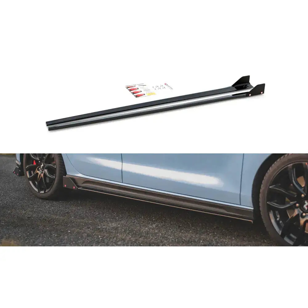 Sideskjørt Diffusers + Flaps V.5 Hyundai I30 n Mk3 Hatchback/fastback - 1