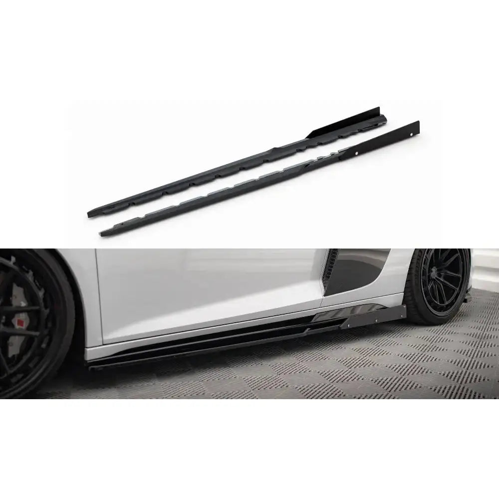 Sideskjørt Lepper Audi R8 18-23 Mk2 Facelift - V.2 + Flaps - 1