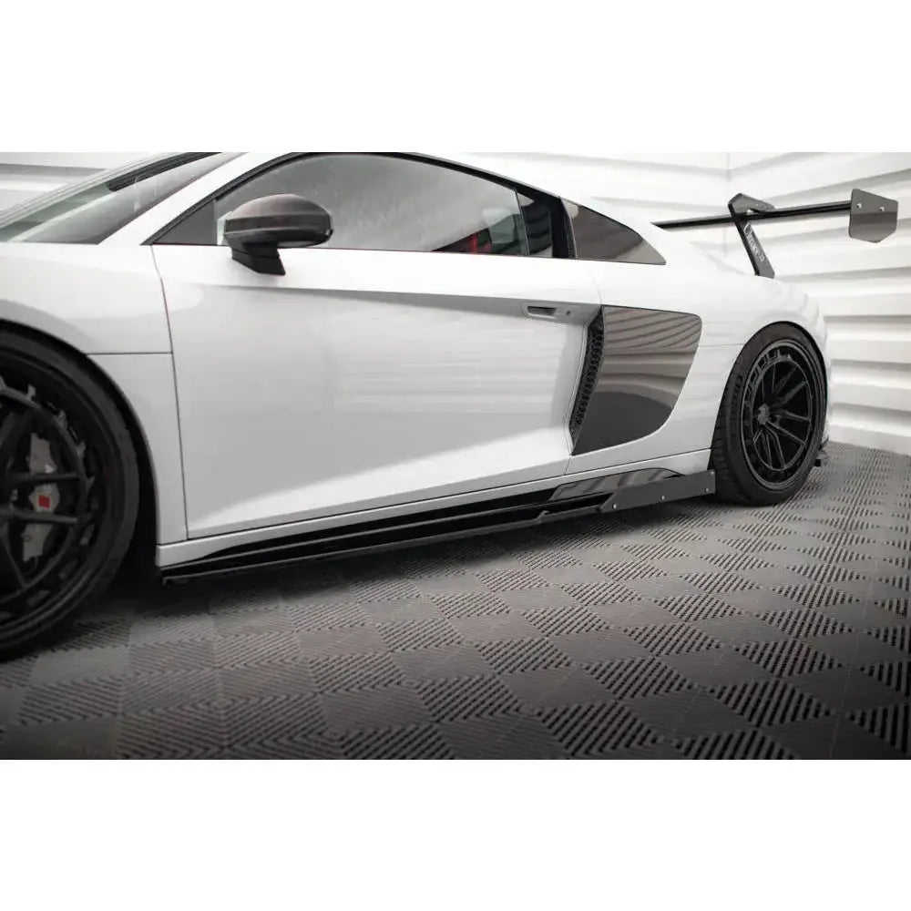 Sideskjørt Lepper Audi R8 18-23 Mk2 Facelift - V.2 + Flaps - 2