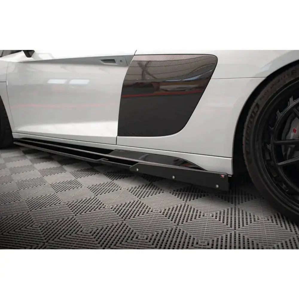 Sideskjørt Lepper Audi R8 18-23 Mk2 Facelift - V.2 + Flaps - 4