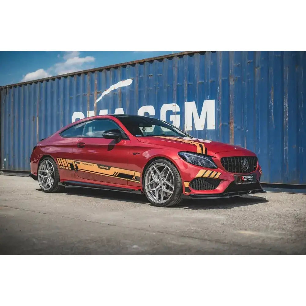 Sideskjørt Lepper + Flaps Mercedes-amg C43 Coupe C205 16- - 2