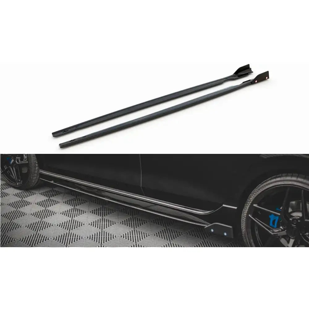 Sideskjørt Lepper + Flaps V.2 Volkswagen Golf r Mk8 20- - 1