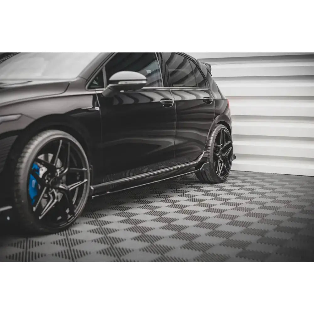 Sideskjørt Lepper + Flaps V.2 Volkswagen Golf r Mk8 20- - 4