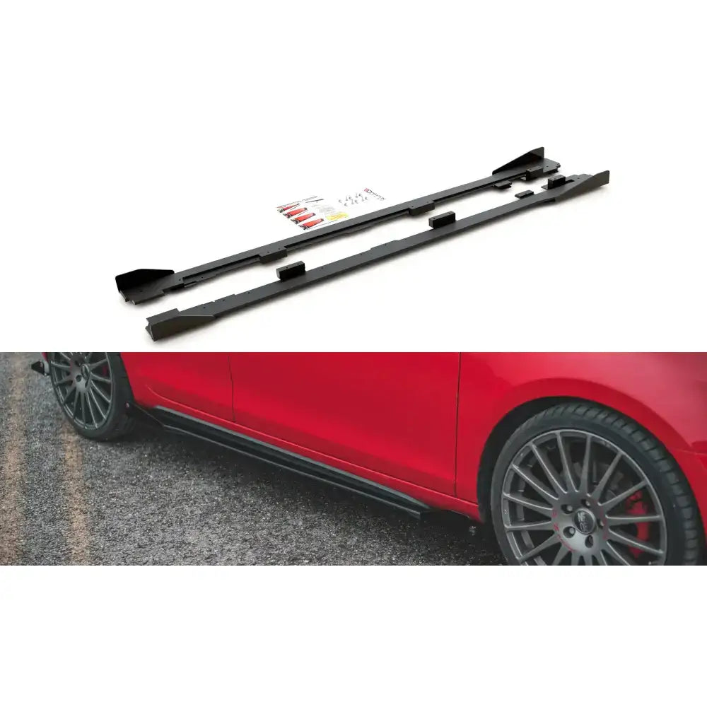 Sideskjørt Lepper + Flaps Volkswagen Golf Gti Mk6 08-12 - 1