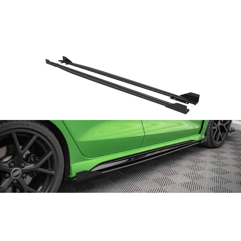 Sideskjørt Lepper Street Pro + Flaps - Audi Rs3 Sedan 8y 20- - 1