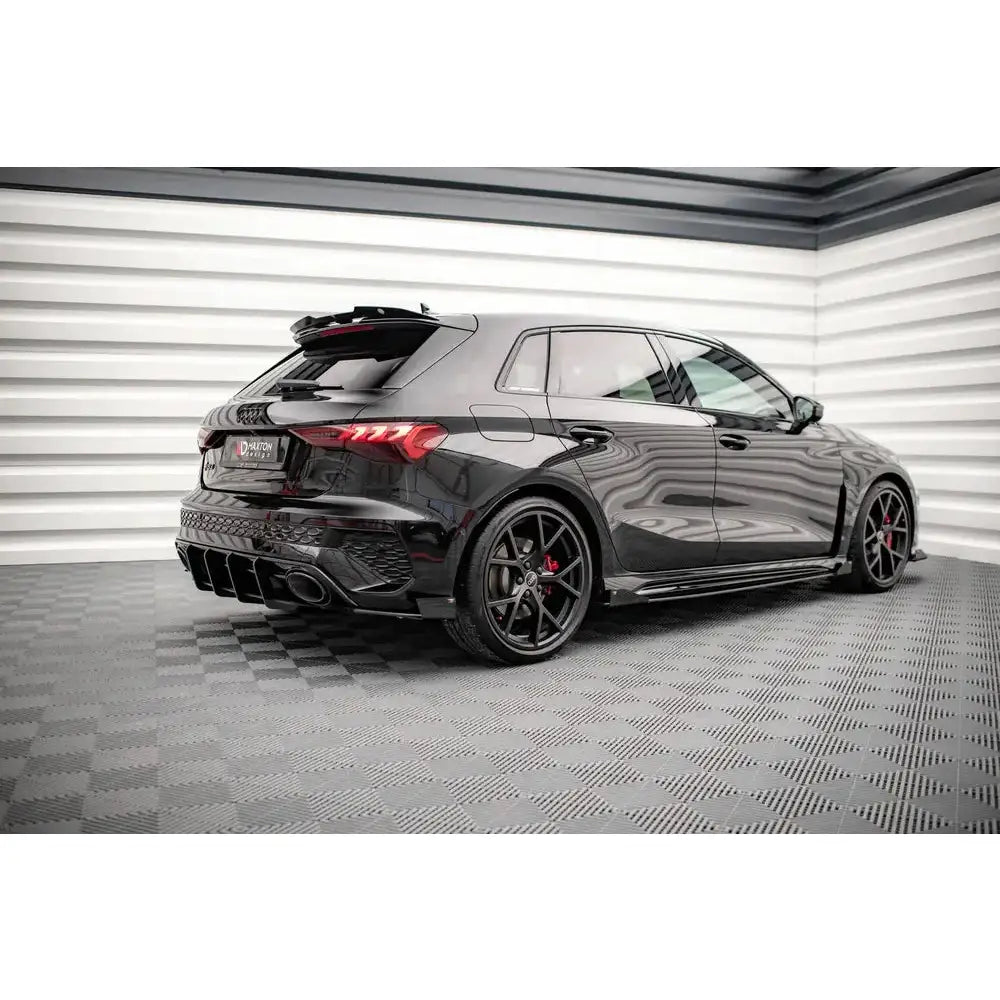 Sideskjørt Lepper Street Pro + Flaps - Audi Rs3 Sportback 8y 20- - 2