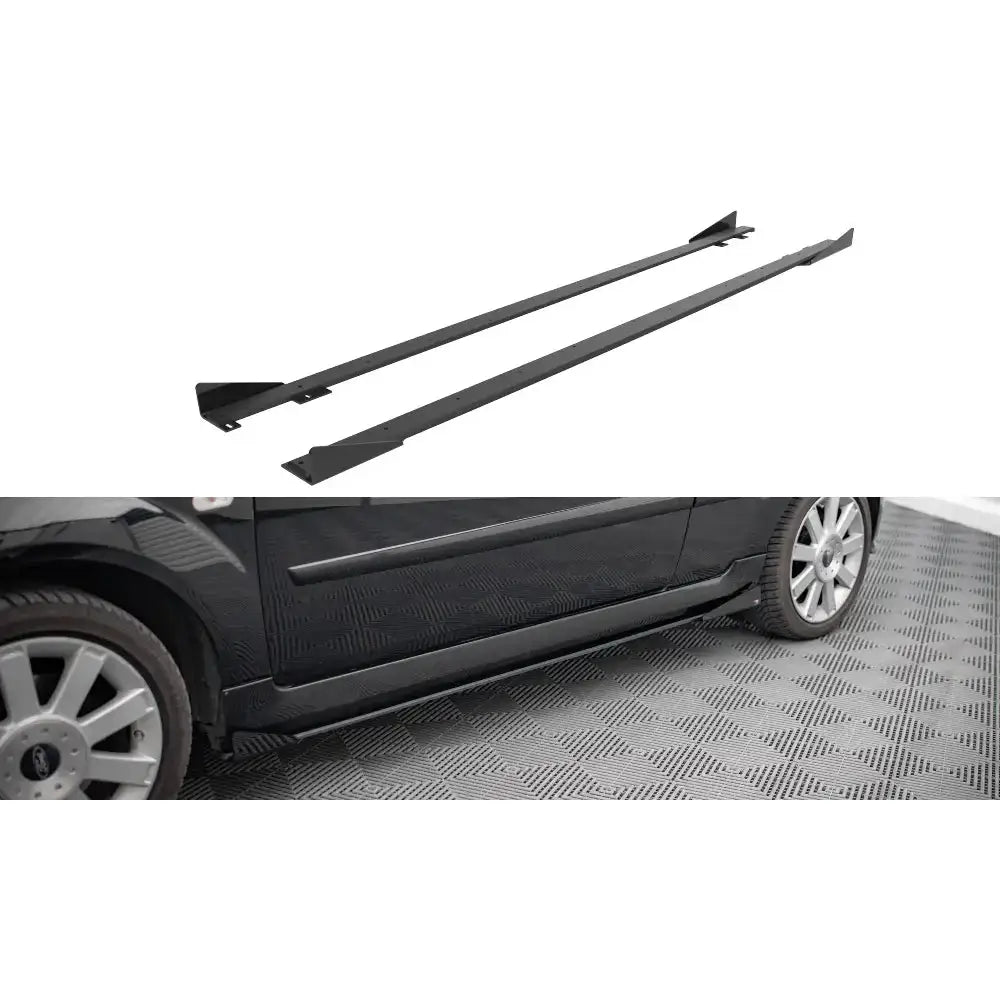 Sideskjørt Lepper Street Pro + Flaps - Ford Fiesta St Mk6 04-08 - 1