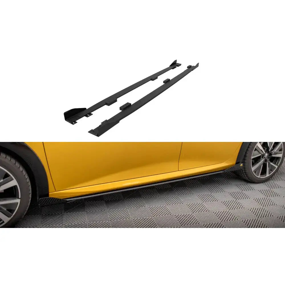 Sideskjørt Lepper Street Pro + Flaps Peugeot 208 Gt Mk2 19- - 1