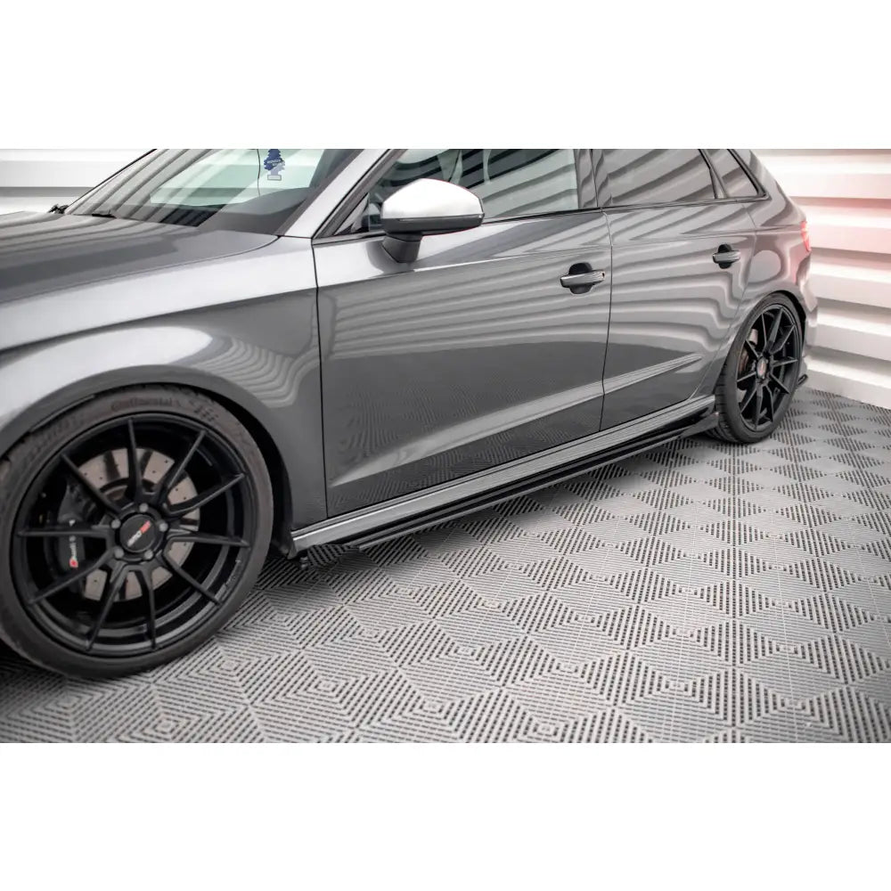 Sideskjørt Street Pro + Flaps Audi S3 / A3 S-line Sportback 8v Facelift - 3