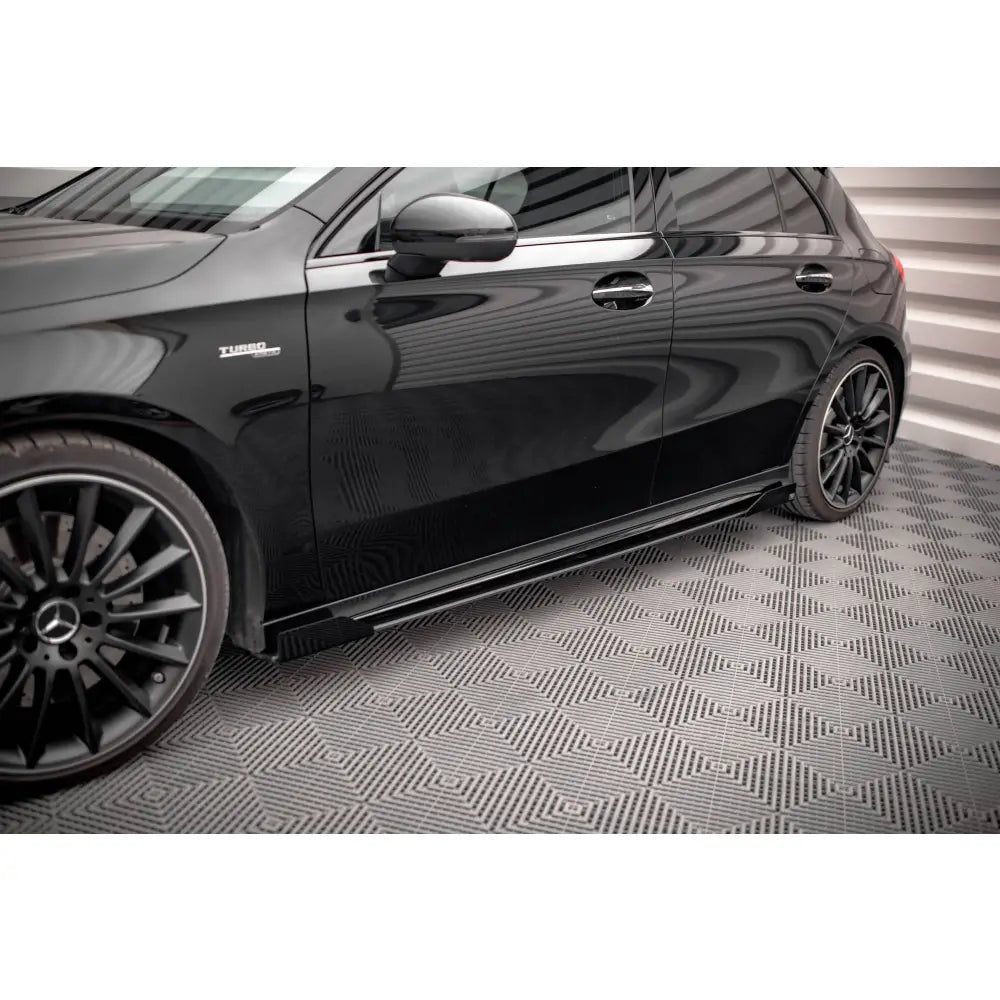 Sideskjørt Street Pro Med Flaps Mercedes A35 Amg / Amg-line Aero Pack W177 - 4