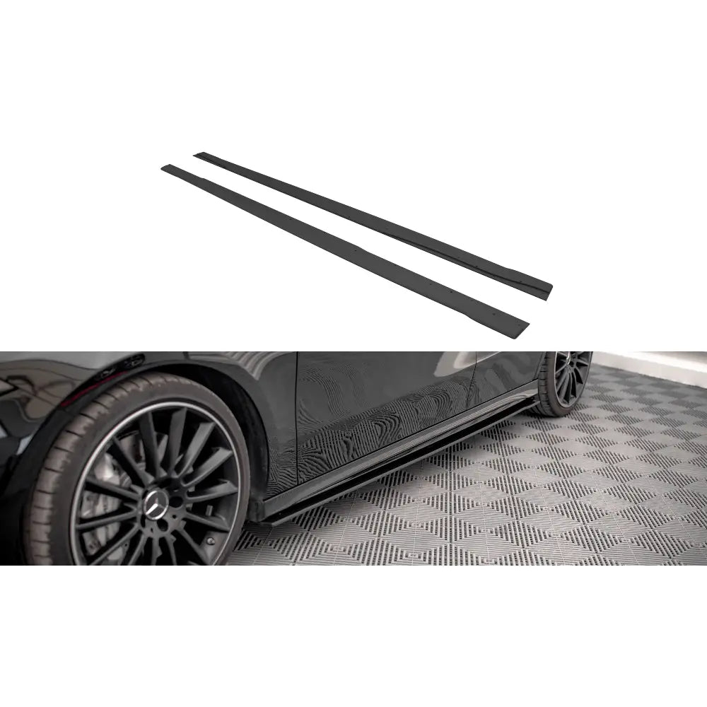 Sideskjørt Street Pro Mercedes A35 Amg / Amg-line Aero Pack W177 - 1