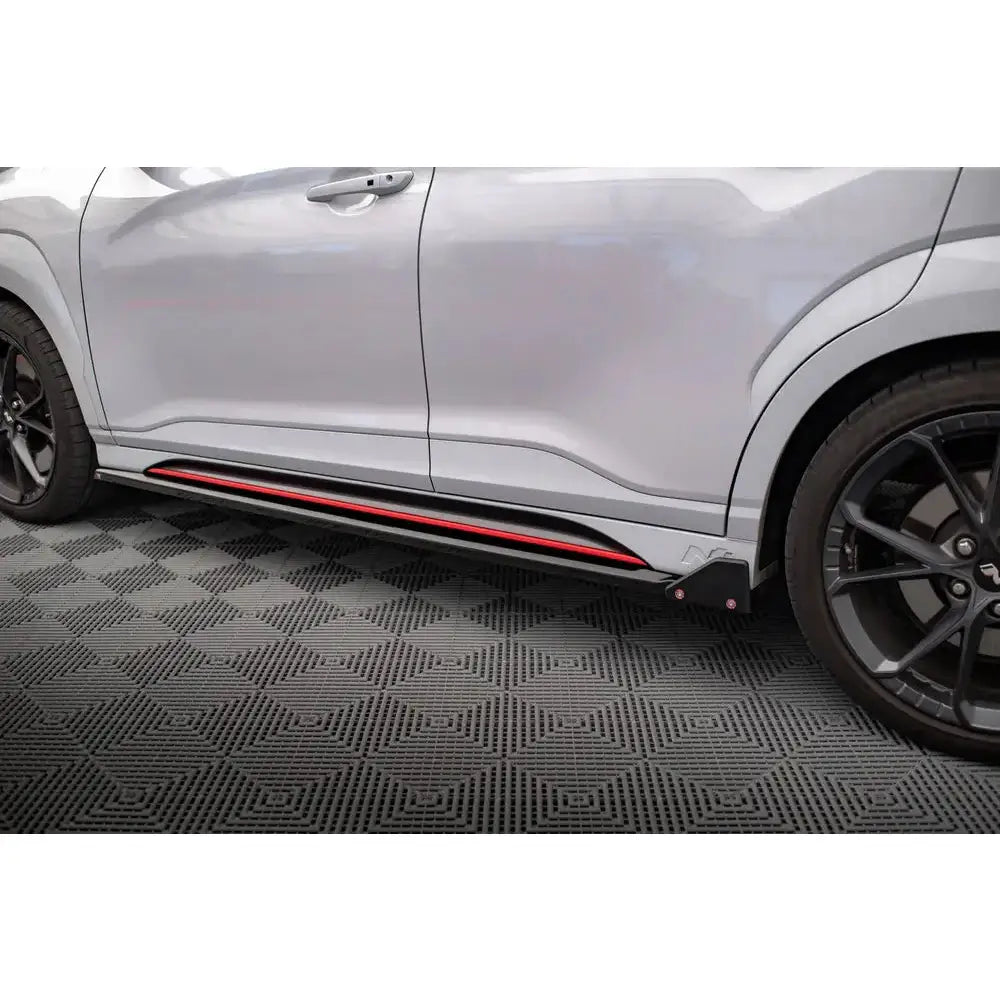 Sideskjørt V.1 + Flaps Hyundai Kona n Mk1