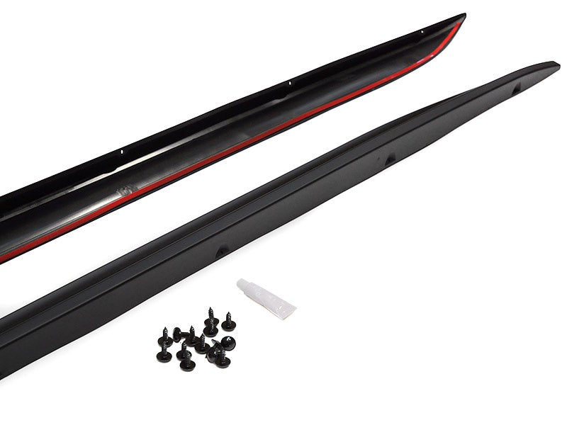 BMW 4-Serie G23 Cabriolet med Performance Style sideskjørt i svart finish