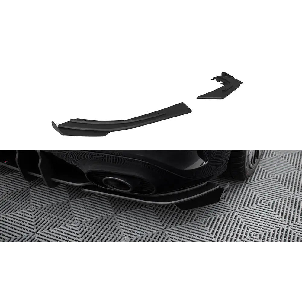 Sidesplittere Street Pro + Flaps Mercedes-amg A35 Hatchback W177 - 1