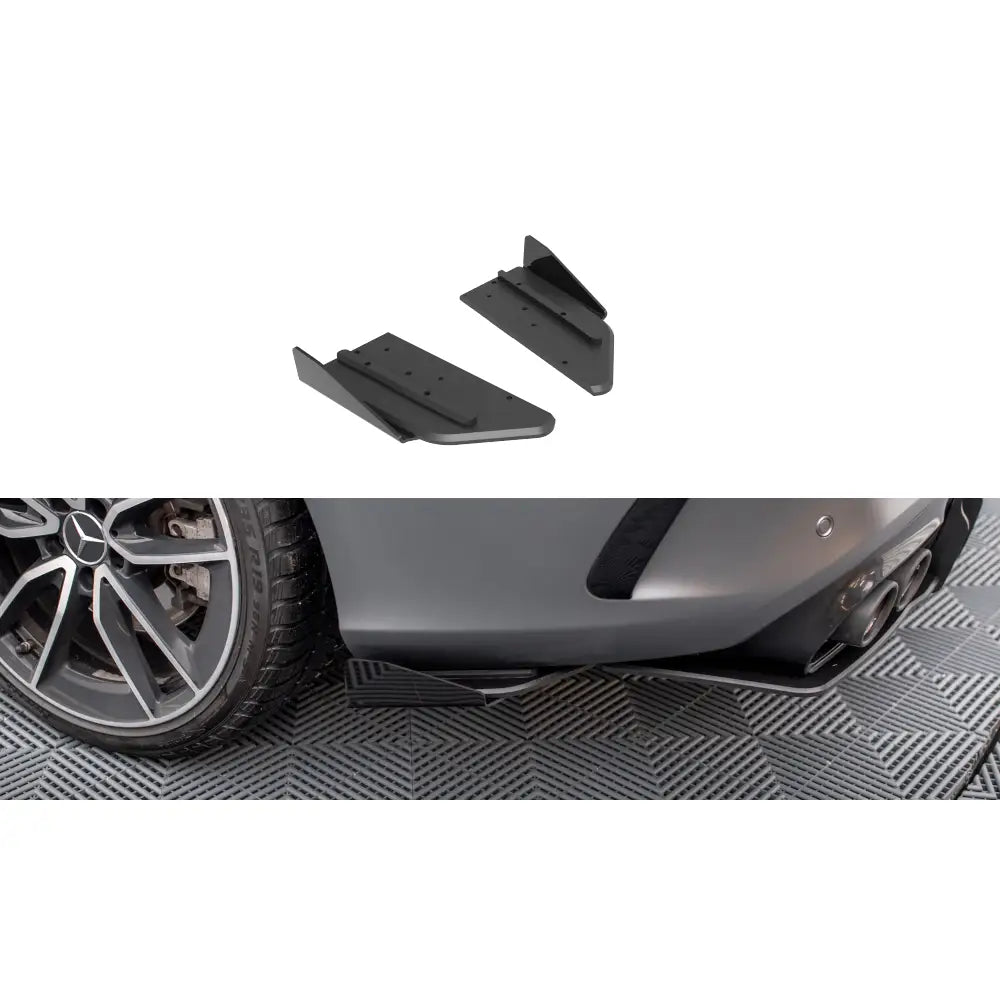 Sidesplittere Street Pro + Flaps Mercedes-amg C43 Coupe C205 Facelift - 1