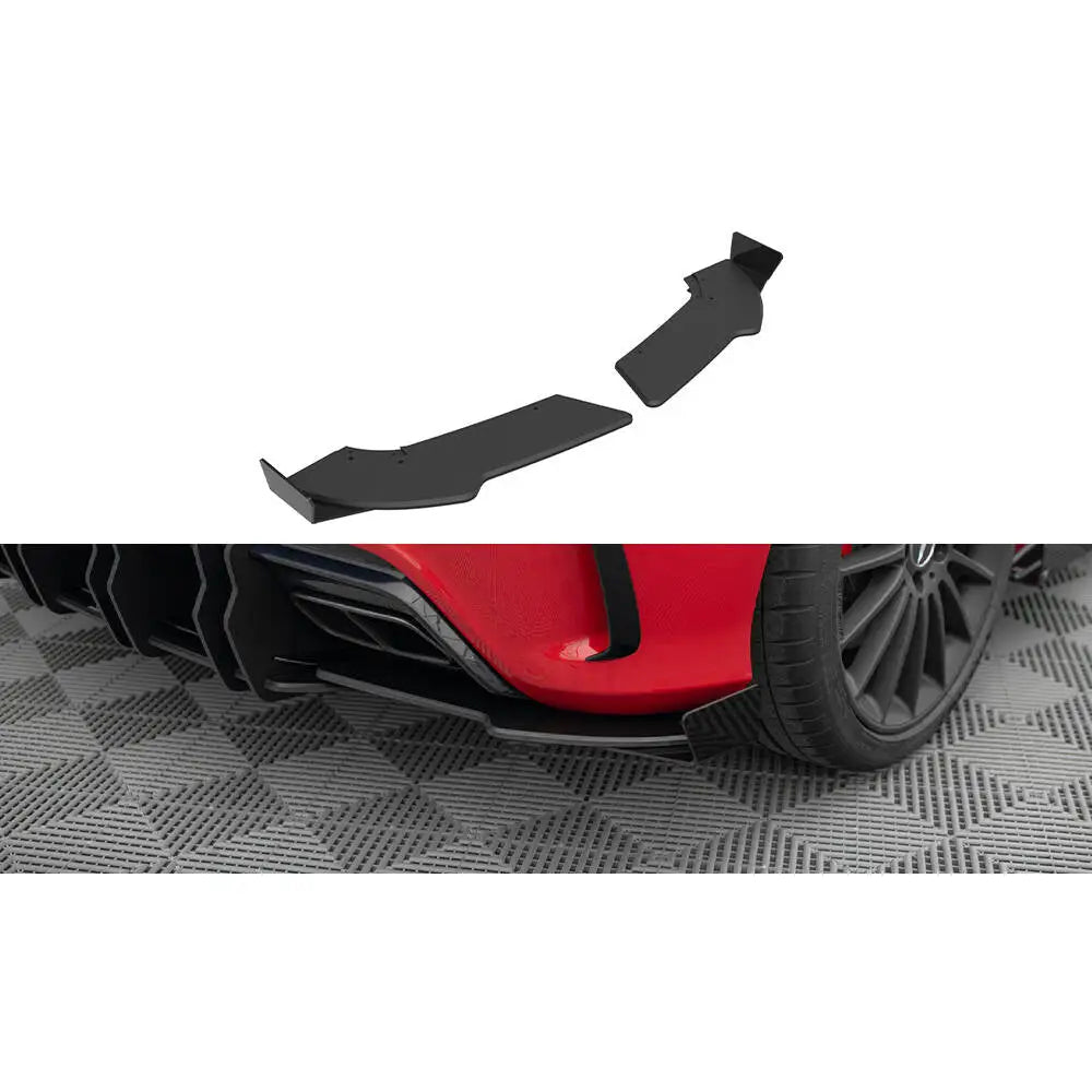 Sidesplittere Street Pro + Flaps Mercedes-benz a 45 Amg W176 Facelift - 1