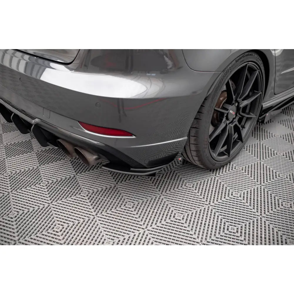 Sidesplittere Street Pro Med Flaps Audi S3 Sportback 8v Facelift - 4