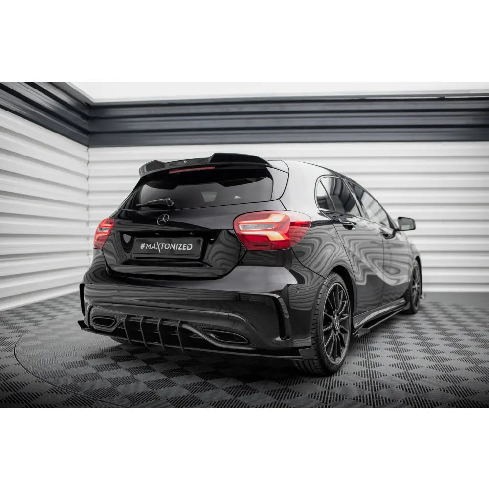 Sidesplittere Street Pro Med Flaps Mercedes-benz a Amg-line W176 Facelift - 2