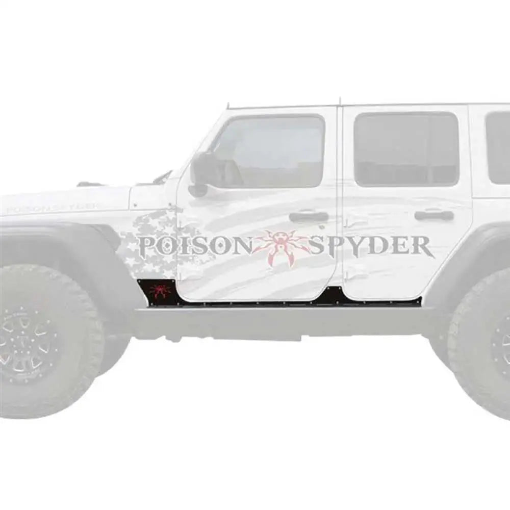 Sidestenge Av Stål Poison Spyder - Jeep Wrangler Jl 4xe 21- - 3