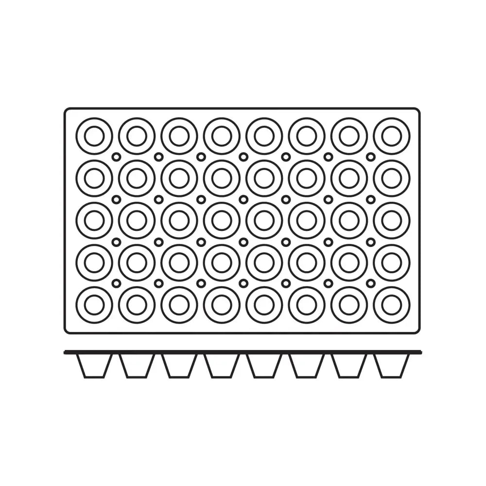 Silikon Mini-tartsmuldreform Gn 1/1 Av Hendi - 2