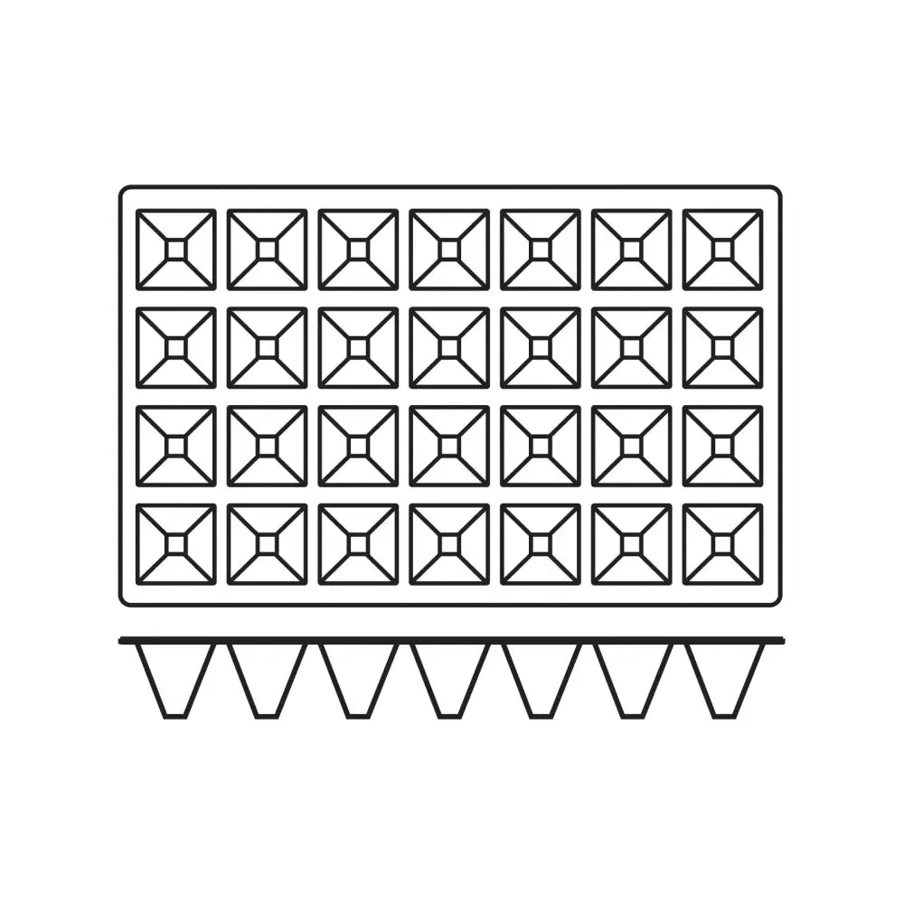 Silikonform Uten Klebrig Belegg For Baking - Pyramide Gn 1/1 Av Hendi - 2