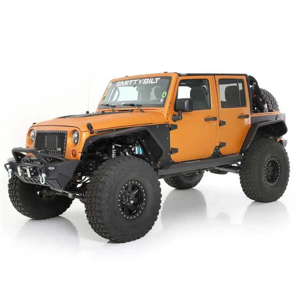 Skjermbredde Bakre Kotfløyutvidelser Smittybilt Xrc Flux - Jeep Wrangler Jk 2 d 07-18 - 4