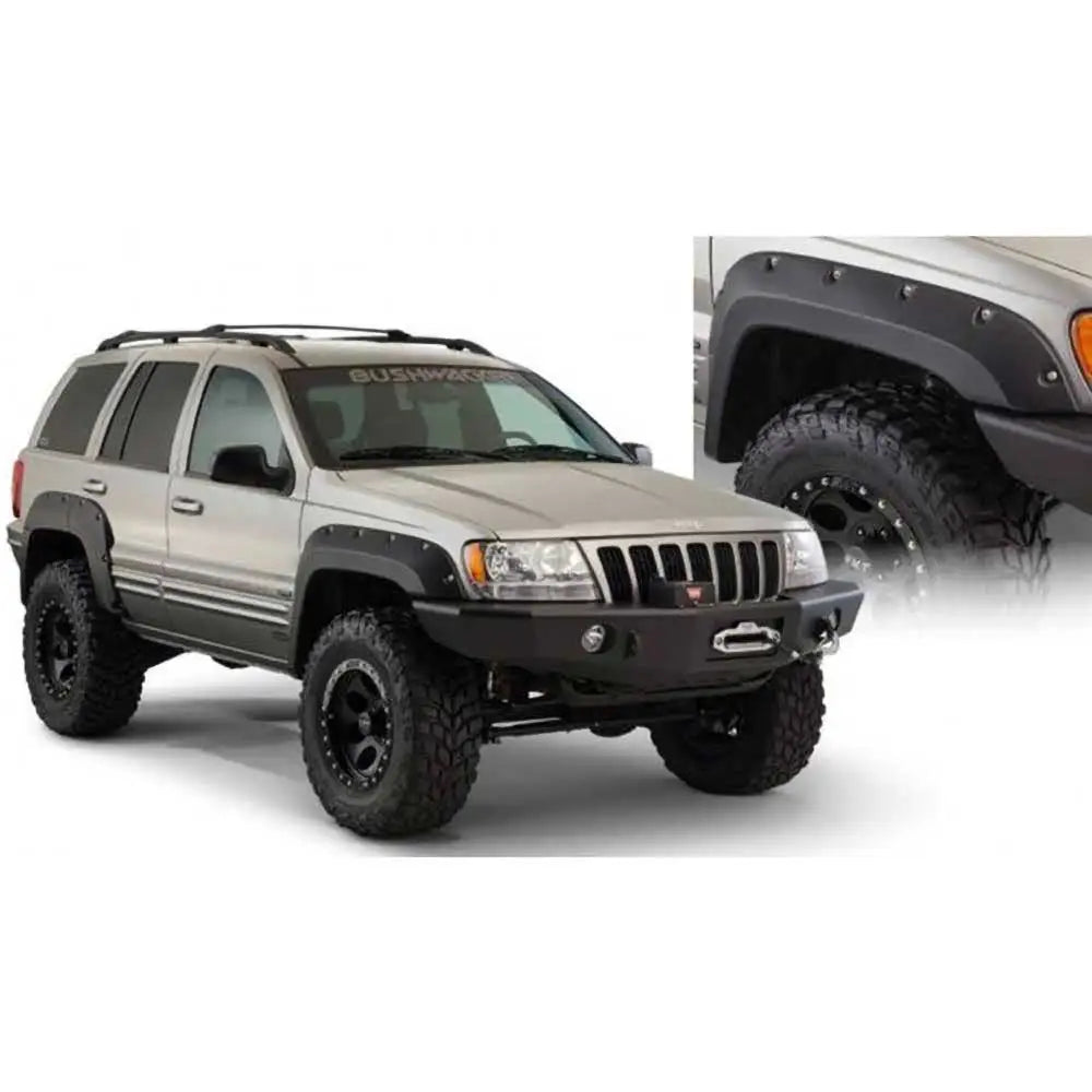 Skjermbreddere Bushwacker Cut-out Style For Jeep Grand Cherokee Wj/wg 99-04 - 1