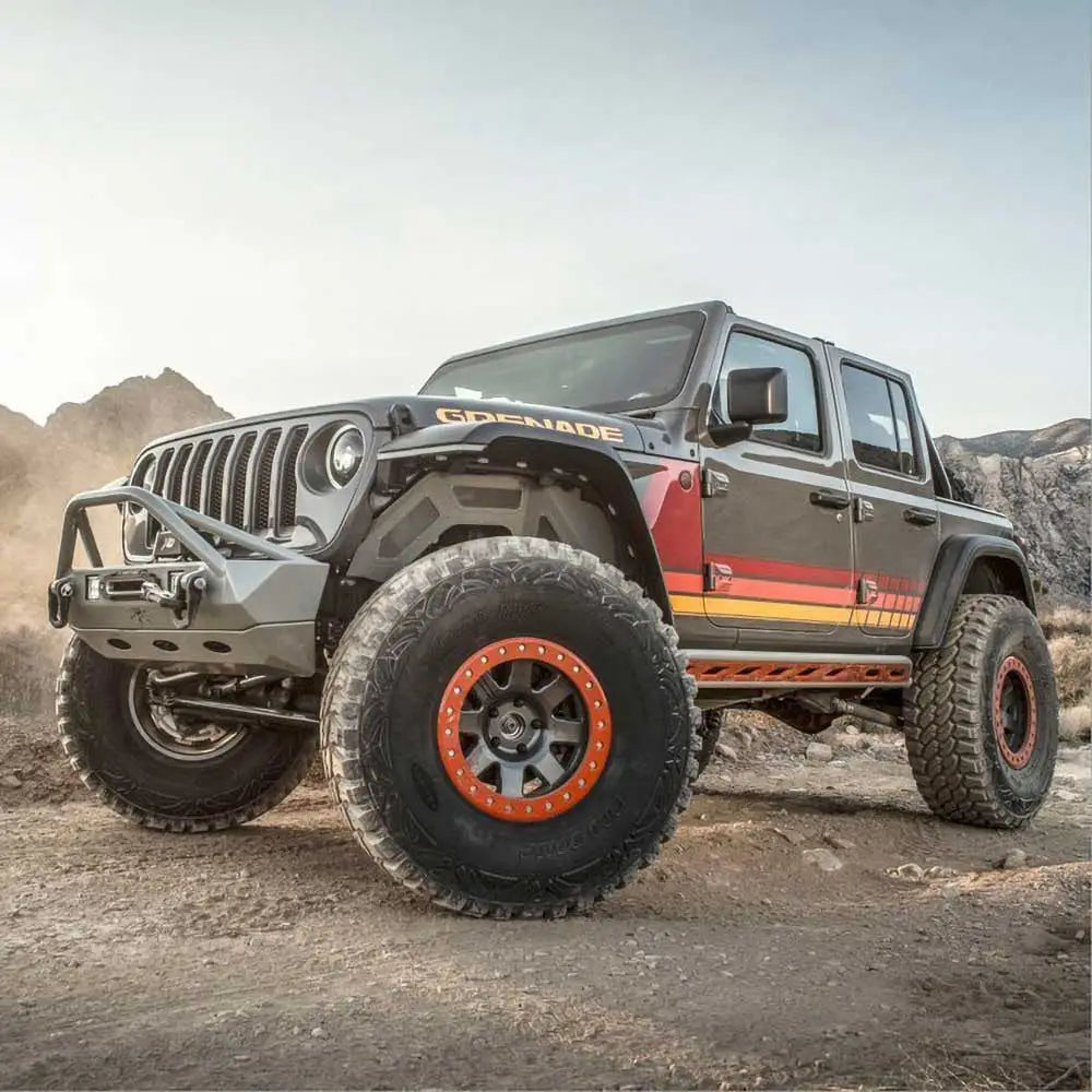 Skjermbreddere Foran Poison Spyder - Jeep Wrangler Jl 4 d 18- - 7