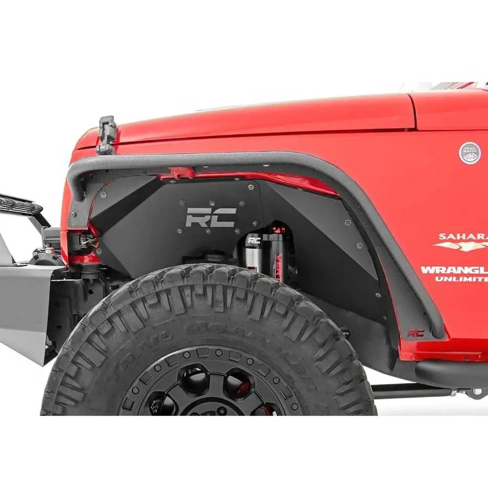 Skjermbreddere Rough Country Flat - Jeep Wrangler Jk 2 d 07-18 - 4