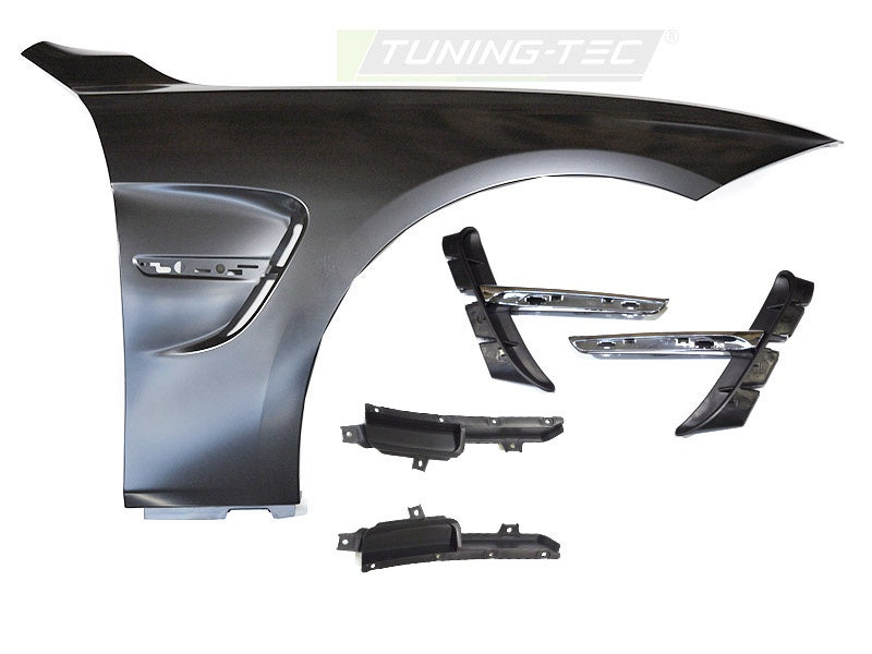Skjermer BMW F32 F33 F36 2013–2019 Sport Style krom ventildekor komplett sett