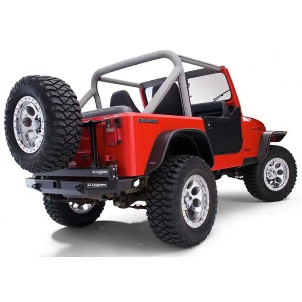 Skjørtutvidelser Foran Og Bak Bushwacker Flat Style - Jeep Wrangler Yj 87-95 - 5