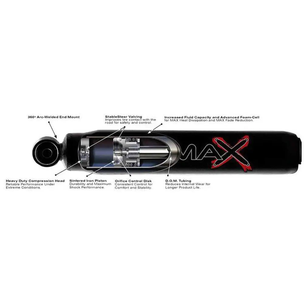 Skyjacker Black Max Front Oil Shock Absorber Lift 0-1’ - Jeep Wrangler Jk 4 d 07-18 - 4