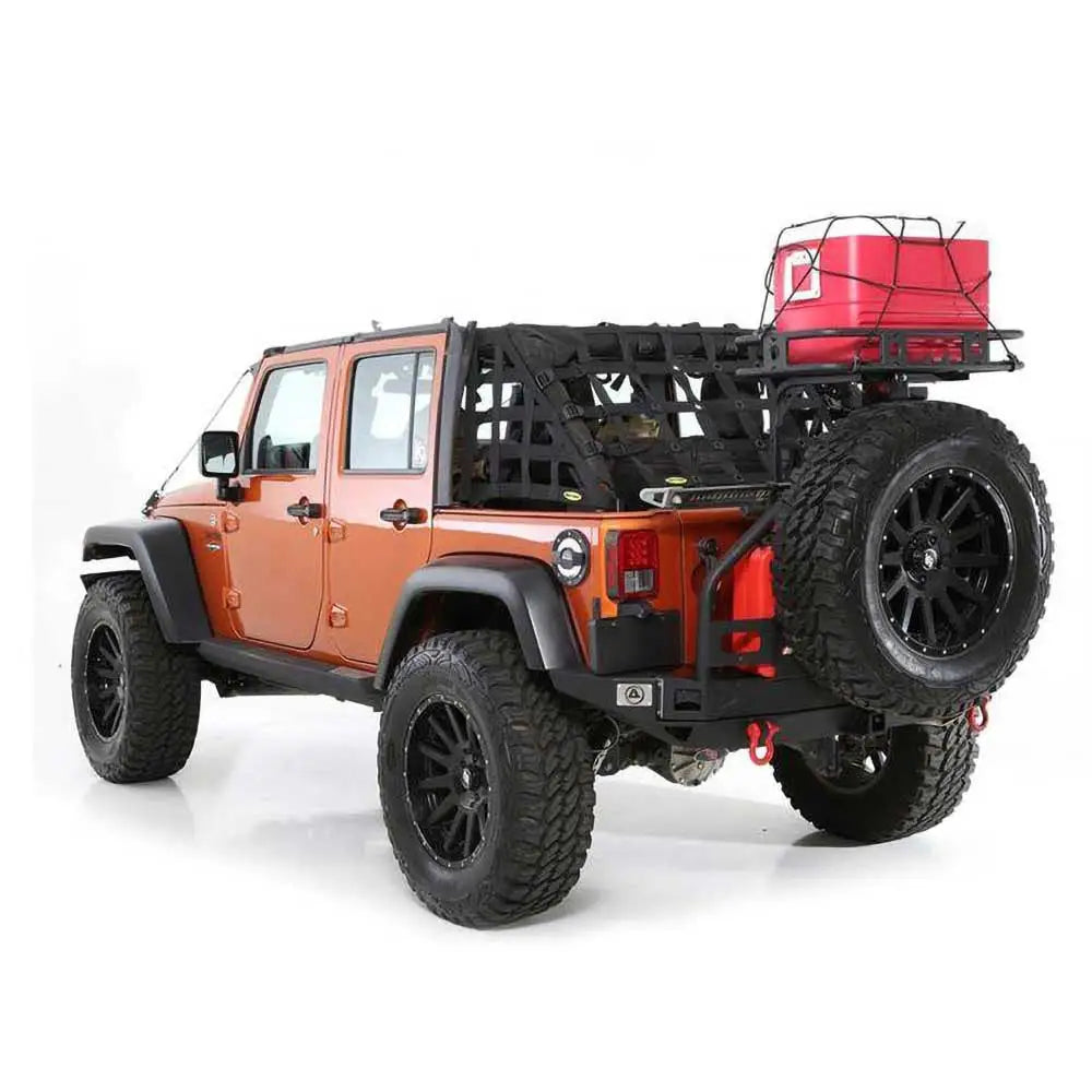 Smittybilt Defender Bakmontert Bagasjeboks - Jeep Wrangler Jk 2 d 07-18 - 8