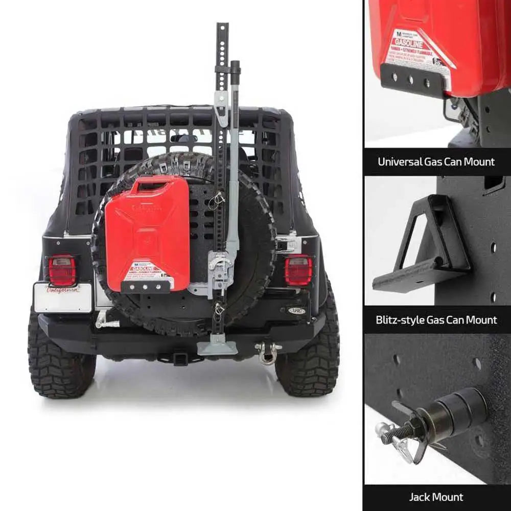 Smittybilt I-rack Eksternt Tilbehør Mount - Jeep Cherokee Xj 84-01