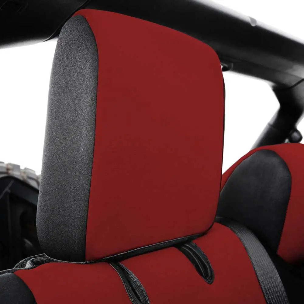 Smittybilt Rødt Neopren Setetrekk Sett - Jeep Wrangler Jl 4 d 18- - 3