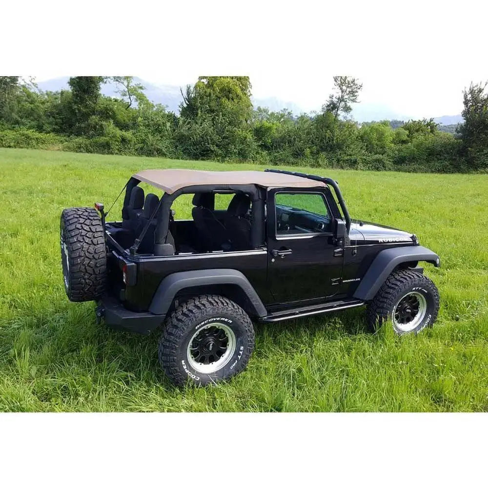 Soft Top Without Frame Fastback Style Suntop With Windows - Jeep Wrangler Jk 2 d 07-18 - 4