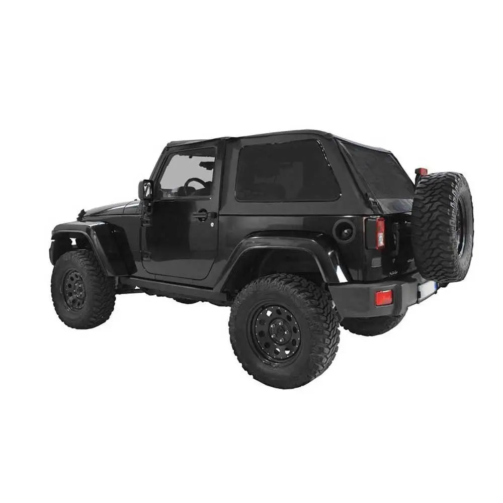 Soft Top Without Frame Fastback Style Suntop With Windows - Jeep Wrangler Jk 2 d 07-18