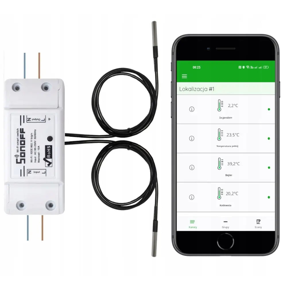Sonoff 2xds18b20 Temperatursensor 5 Meter Supla - 1