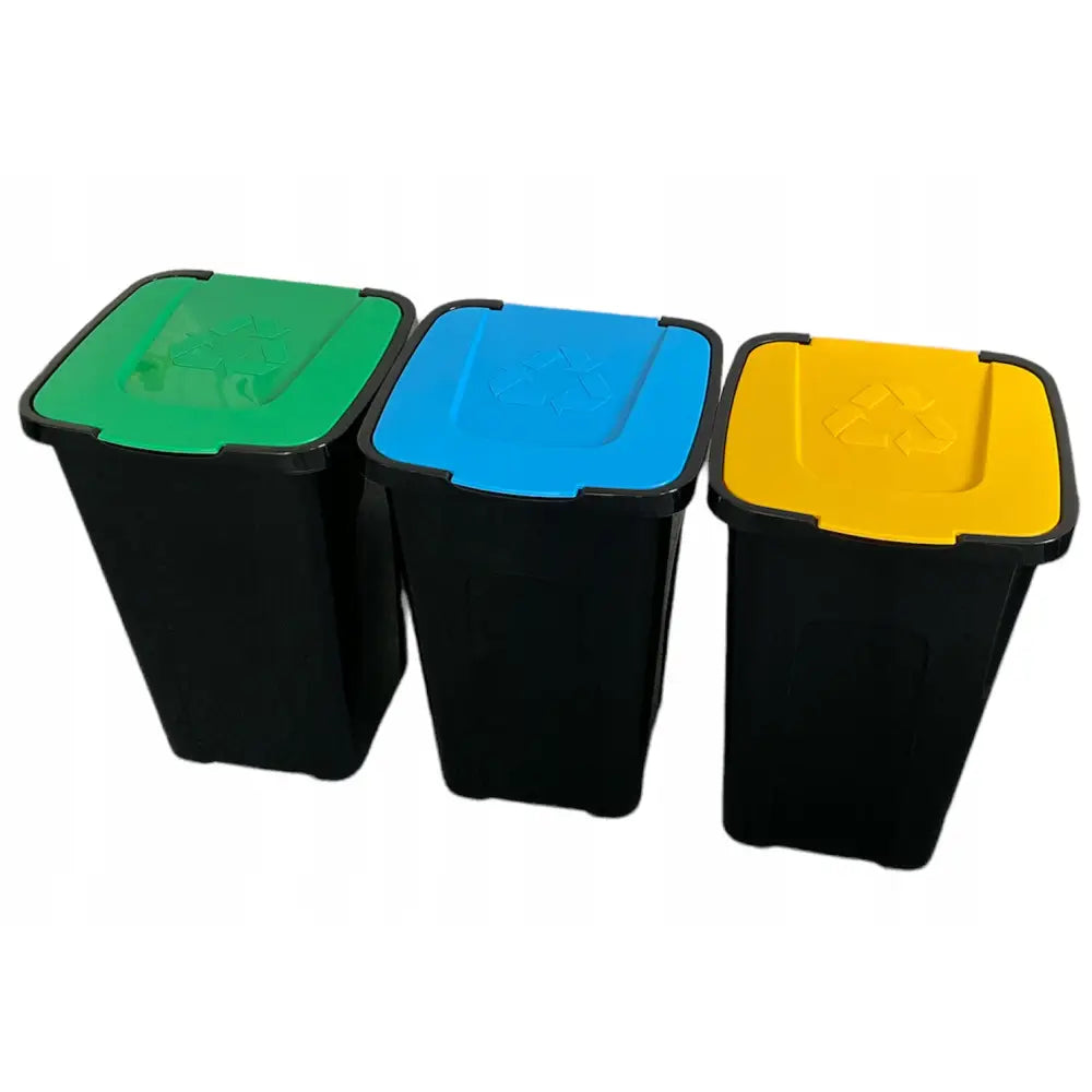 Sorteringssett For Søppel Sortix 3x50l - 1