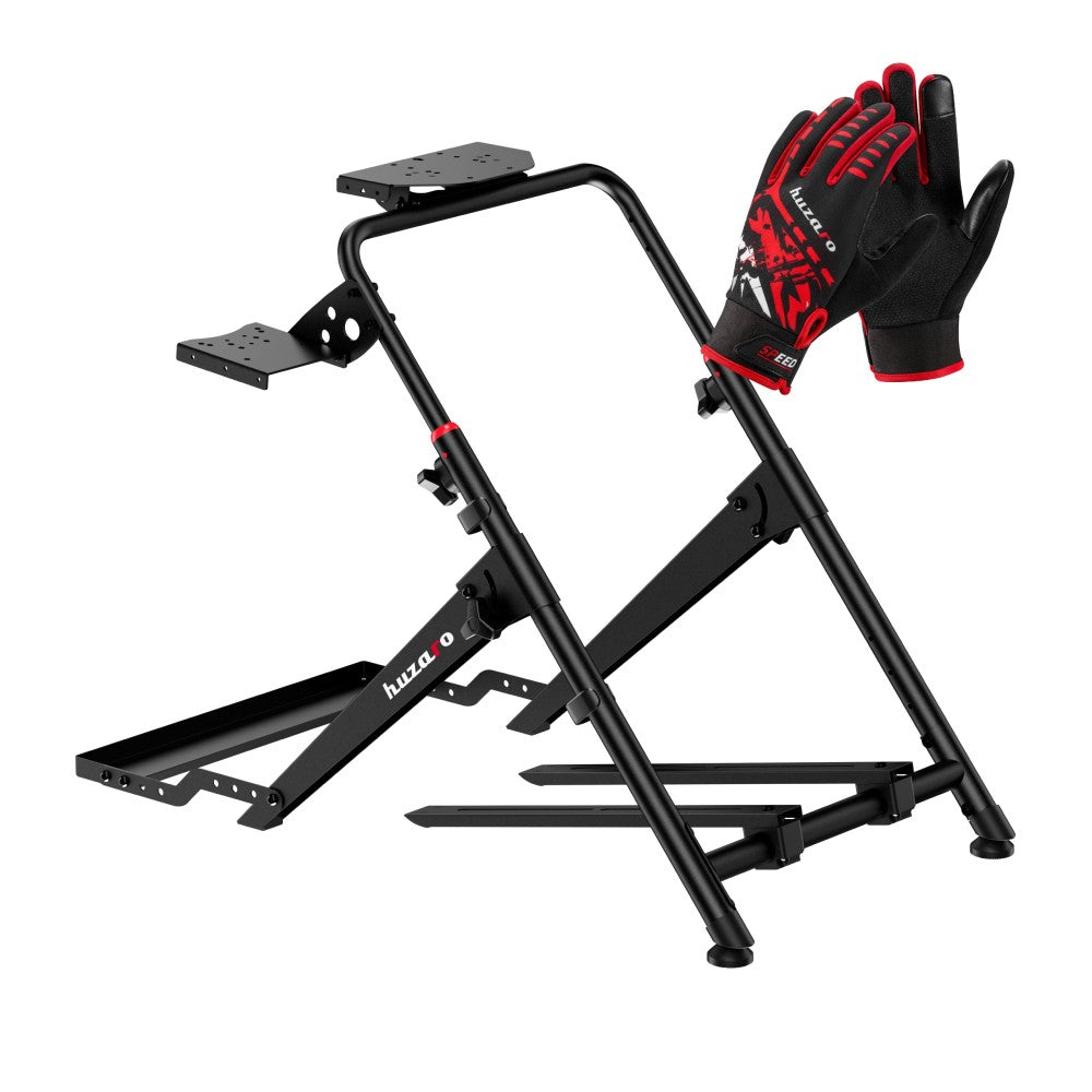 Huzaro Speed 4.0 rattstativ for sim racing – frontvisning